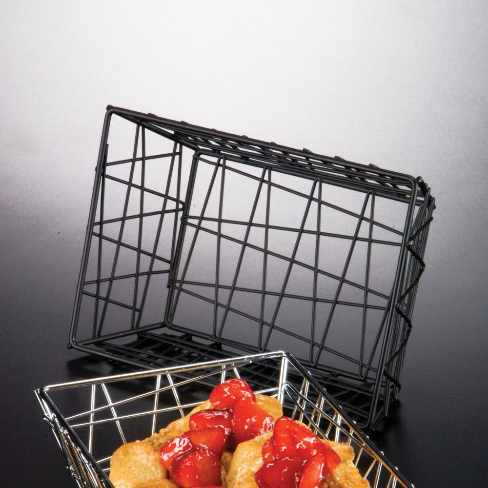 American Metalcraft Zig Zag Rectangle Basket; 1 Each - High Mart Wholesale