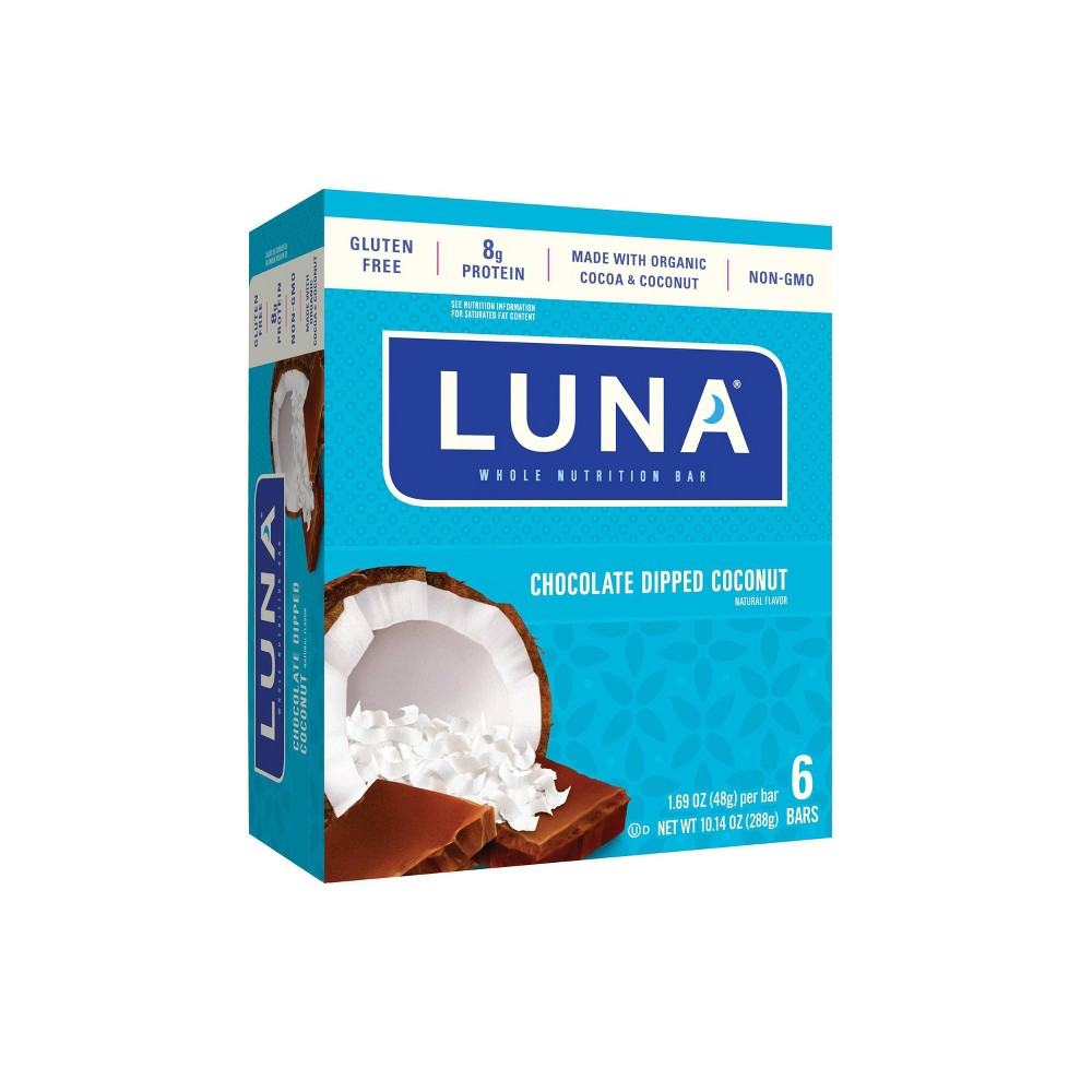 Luna Luna Stacked Bar Chocolate Dipped Coconut 6 Pack; 1.69 Ounce; 6 Per Case - High Mart Wholesale