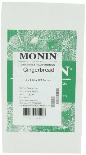 Monin Gingerbread Syrup; 1 Liter; 4 Per Case - High Mart Wholesale