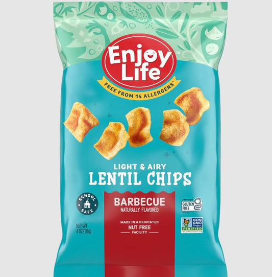 Enjoy Life Barbecue Lentil Chips; 4 Ounce; 12 Per Case - High Mart Wholesale