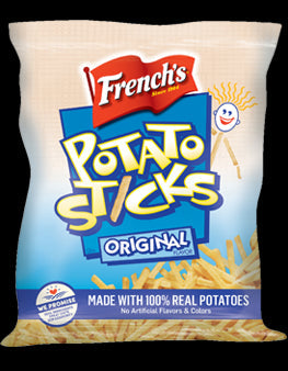 French's Original Potato Sticks; 16 Ounces; 12 Per Case - High Mart Wholesale