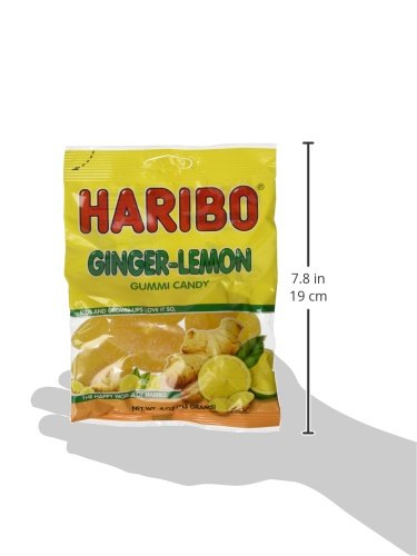 Haribo Confectionery Ginger-Lemon Gummi Candy; 4 Ounce; 12 Per Case - High Mart Wholesale