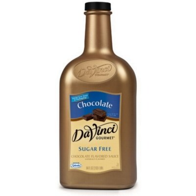 Davinci Gourmet Sauce Chocolate Sugar Free; 0.5 Gallon; 6 Per Case - High Mart Wholesale