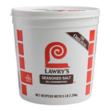 Lawry's No Msg Seasoning Salt; 5 Pound; 2 Per Case