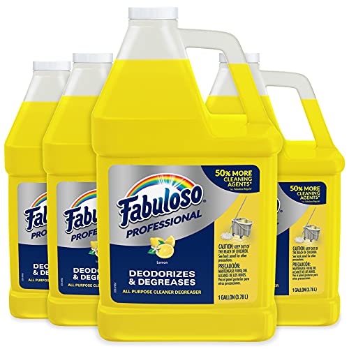 Fabuloso Liquid Lemon Cleaner; 128 Fluid Ounces; 4 Per Case