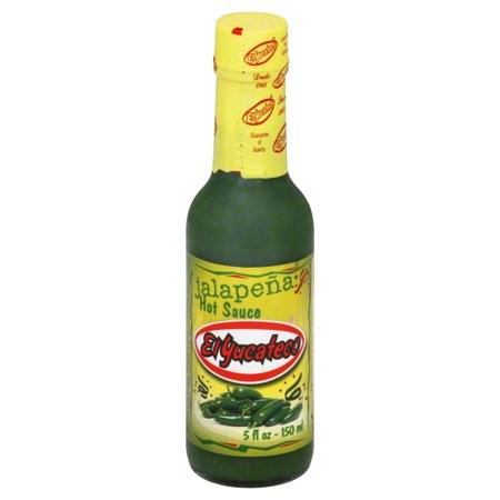 El Yucateco Green Jalapeno Hot Sauce; 5 Fluid Ounces; 12 Per Case - High Mart Wholesale