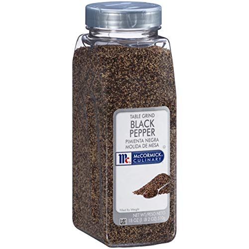 Mccormick Culinary Table Grind Black Pepper; 18 Ounces; 6 Per Case - High Mart Wholesale