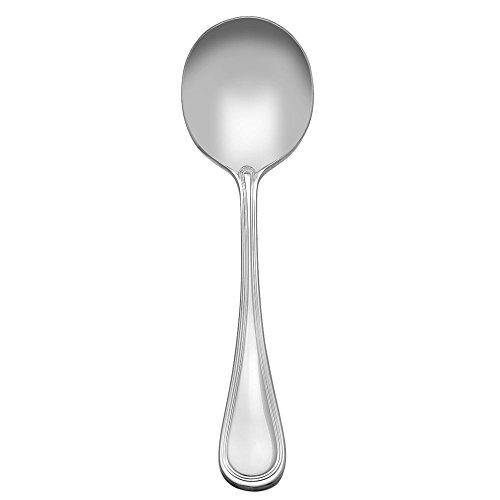World Tableware Geneva Round Bowl Soup Spoon 6.75"; 12 Each - High Mart Wholesale