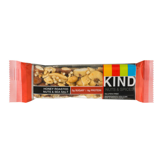 Kind Snacks Sea Salt & Honey Roasted Nuts; 1.4 Ounce; 12 Per Box; 6 Per Case - High Mart Wholesale