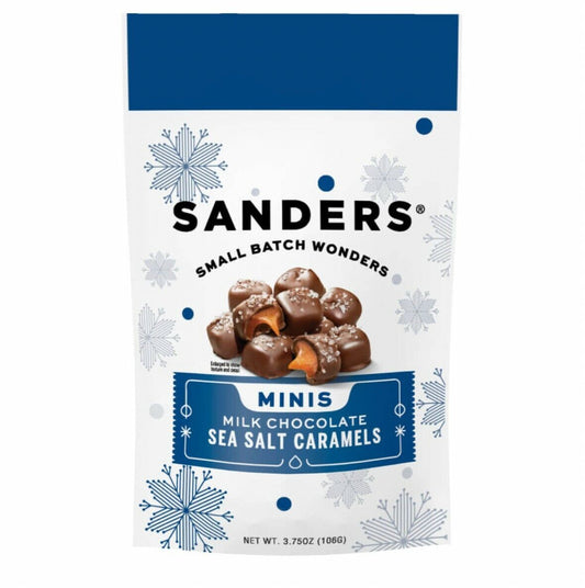 Sanders Milk Chocolate Sea Salt Mini Bites; 3.75 Ounces; 12 Per Case