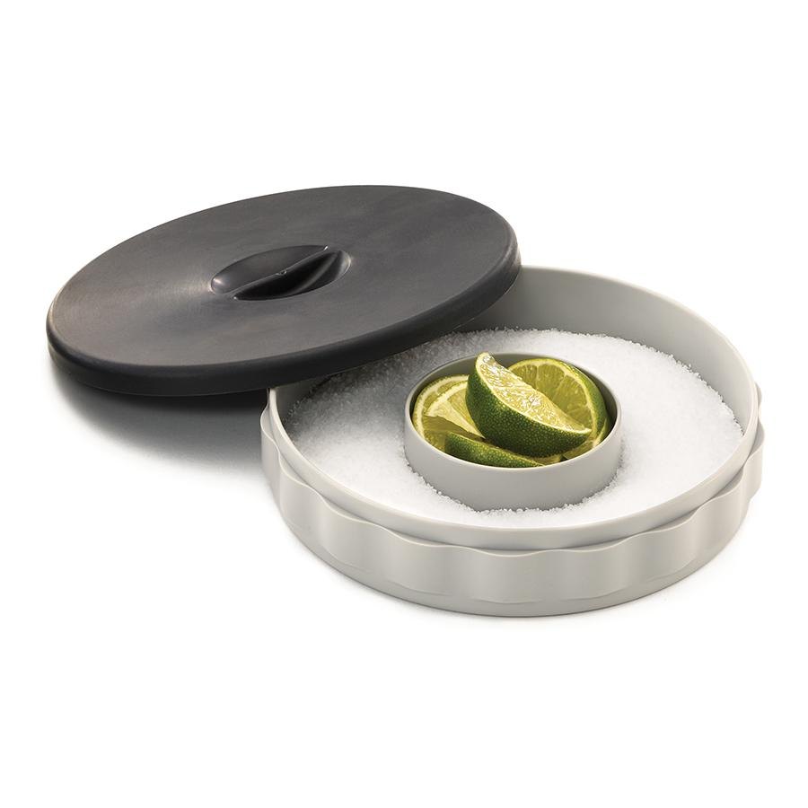 Tablecraft Margarita Rimmer Silver Black; 6 Each; 1 Per Case - High Mart Wholesale