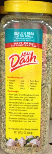 Dash Garlic And Herb Seasoning; 21 Ounces; 6 Per Case - High Mart Wholesale