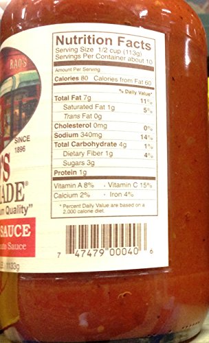 Rao's Homemade Marinara Sauce 40 Load Ounce; 40 Ounces; 6 Per Case - High Mart Wholesale