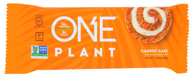 One Brand Plant Carrot Cake; 1.59 Ounces; 12 Per Box; 6 Per Case - High Mart Wholesale