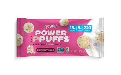 Made In Nature Go Wild Power Ppuffs Birthday Cake; 1.5 Ounces; 6 Per Box; 12 Per Case - High Mart Wholesale