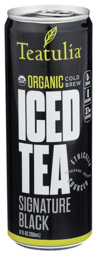 Teatulia Organic Teas Organic Signature Black Iced Tea; 12 Ounces; 12 Per Case - High Mart Wholesale