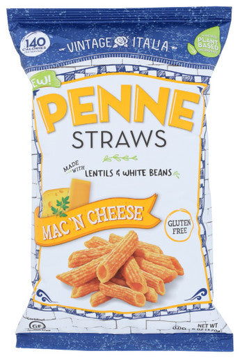 Vintage Italia Penne Straws Mac N Cheese; 6 Ounces; 12 Per Case - High Mart Wholesale