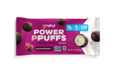 Made In Nature Go Wild Power Ppuffs Raspberry; 1.5 Ounces; 6 Per Box; 12 Per Case - High Mart Wholesale