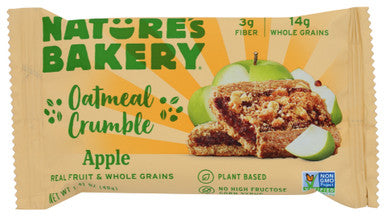 Nature's Bakery Apple Oatmeal Crumble Bar; 1.41 Ounce; 12 Per Box; 7 Per Case - High Mart Wholesale