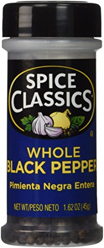 Spice Classics Pepper Black Whole; 1.62 Ounce; 12 Per Case - High Mart Wholesale