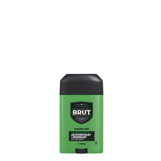 Brut Antiperspirant & Deodorant (Wide Stick); 2.7 Ounce; 6 Per Box; 2 Per Case