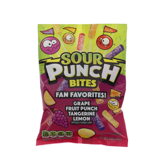 Sour Punch Bites Fan Favorites; 5 Ounces; 12 Per Case - High Mart Wholesale