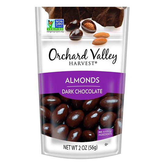 Orchard Valley Harvest Almonds Dark Chocolate; 2 Ounce; 14 Per Case - High Mart Wholesale