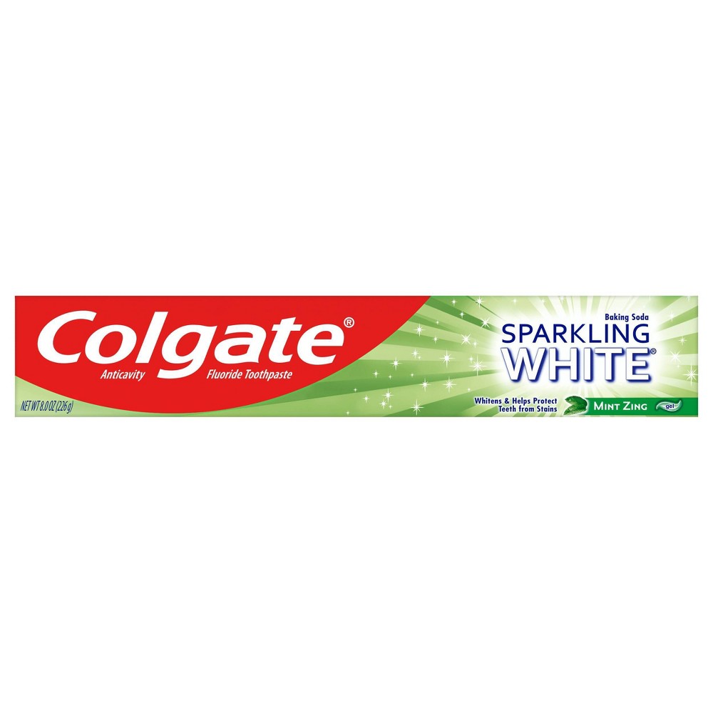 Colgate Whitening Toothpaste Sparkling White; 8 Ounces; 6 Per Box; 4 Per Case