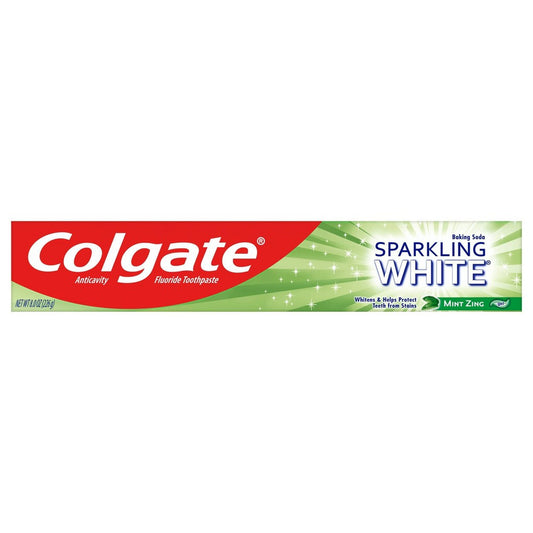 Colgate Whitening Toothpaste Sparkling White; 8 Ounces; 6 Per Box; 4 Per Case