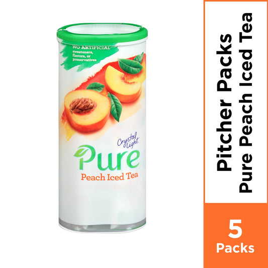 Crystal Light Peach Tea Powdered Soft Drink; 2.28 Ounces; 12 Per Case - High Mart Wholesale