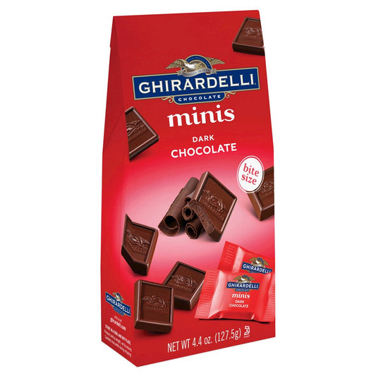 Ghirardelli Dark Chocolate Mini; 4.4 Ounces; 6 Per Case - High Mart Wholesale