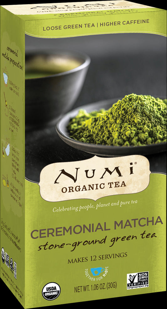 Numi Organic Tea Ceremonial Matcha Powder Loose Tea; 0.07 Pounds; 6 Per Case - High Mart Wholesale