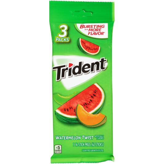 Trident Gum Watermelon Twist Sugar Free; 42 Count; 20 Per Case