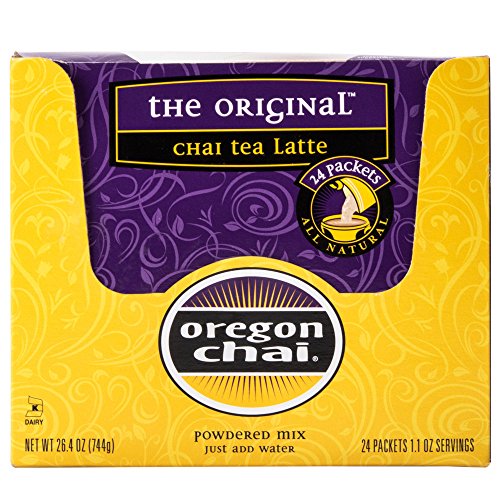 Oregon Chai The Original Chai Tea Latte Single Serve Dry Mix; 6 Count; 6 Per Case - High Mart Wholesale