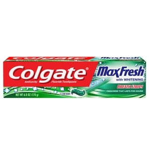 Colgate Max Fresh Toothpaste Clean Mint; 6.3 Ounces; 6 Per Box; 4 Per Case