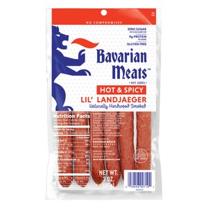 Bavarian Meats Spicy Lil Landjaeger; 3 Ounces; 6 Per Box; 6 Per Case - High Mart Wholesale