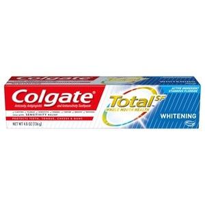 Colgate Total Toothpaste Whitening Gel; 5.1 Ounces; 6 Per Box; 4 Per Case