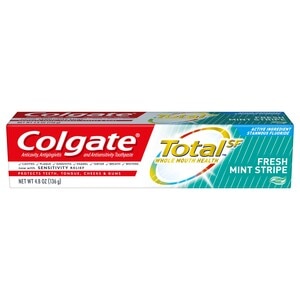 Colgate Tp Total Fresh Mint Stripe Paste; 5.1 Ounce; 6 Per Box; 4 Per Case