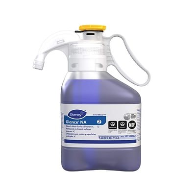 Glance Glass And Multi Surface Cleaner; 1.4 Liter; 2 Per Case - High Mart Wholesale