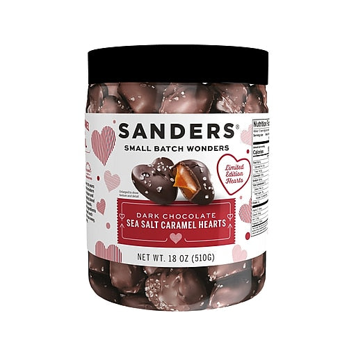 Sanders Dark Chocolate Sea Salt Caramel; 18 Ounces; 6 Per Case