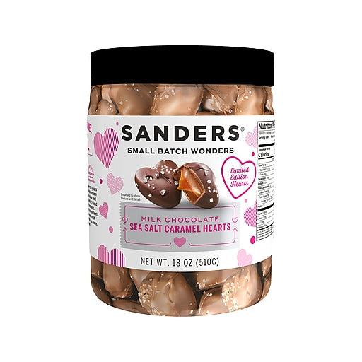 Sanders Milk Chocolate Sea Salt Caramel; 18 Ounces; 6 Per Case