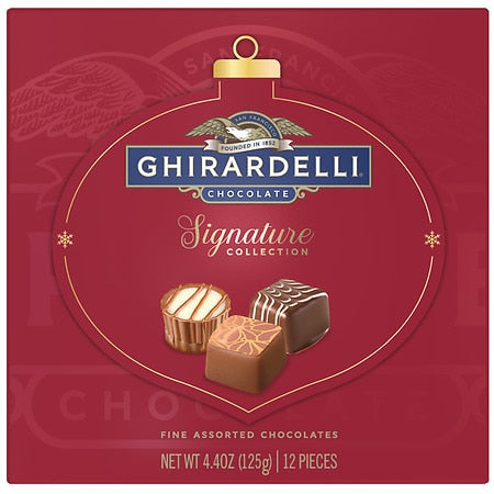 Ghirardelli Signature Collection Praline Box; 4.4 Ounces; 6 Per Case - High Mart Wholesale
