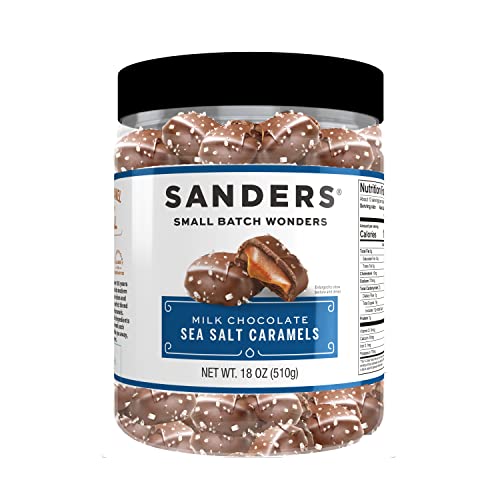 Sanders Milk Chocolate Sea Salt Caramel Tub; 18 Ounces; 6 Per Case