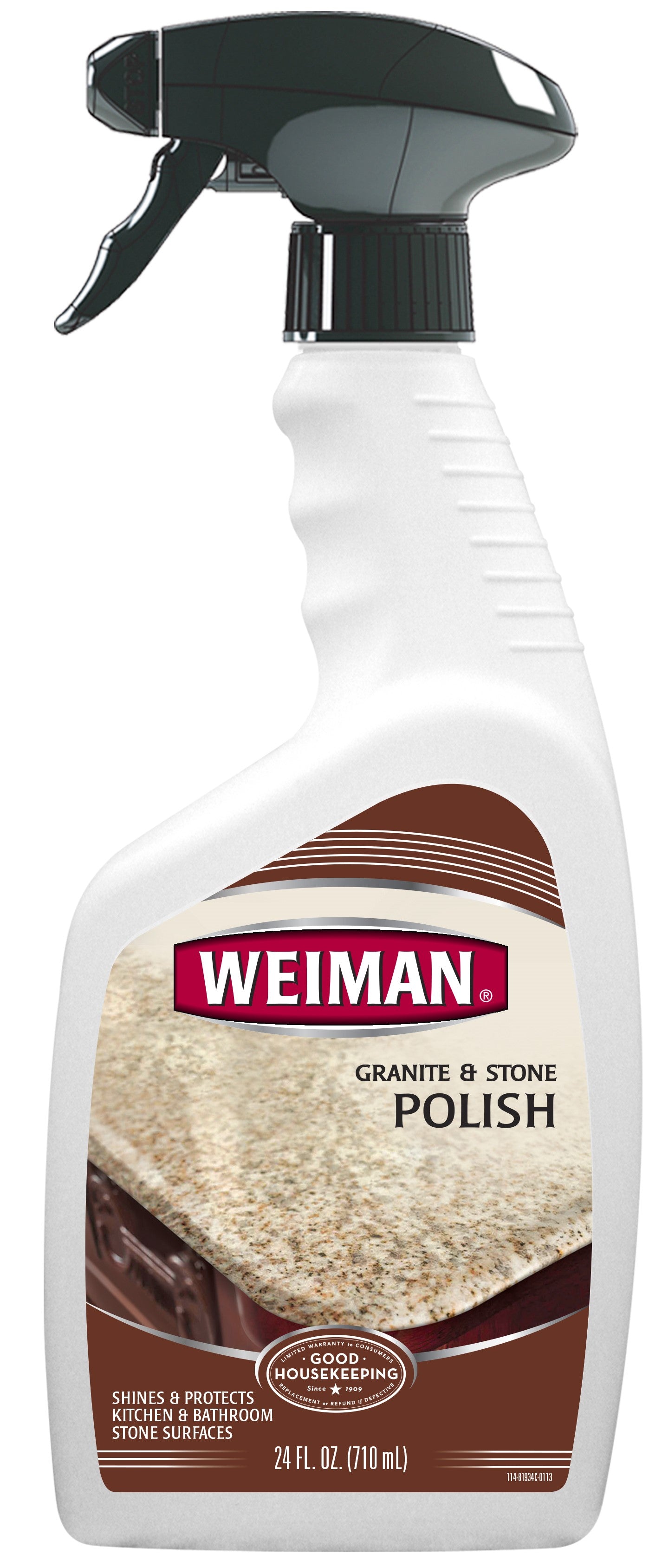 Weiman Products Granite & Stone Clean & Polish; 24 Fluid Ounces; 6 Per Case - High Mart Wholesale