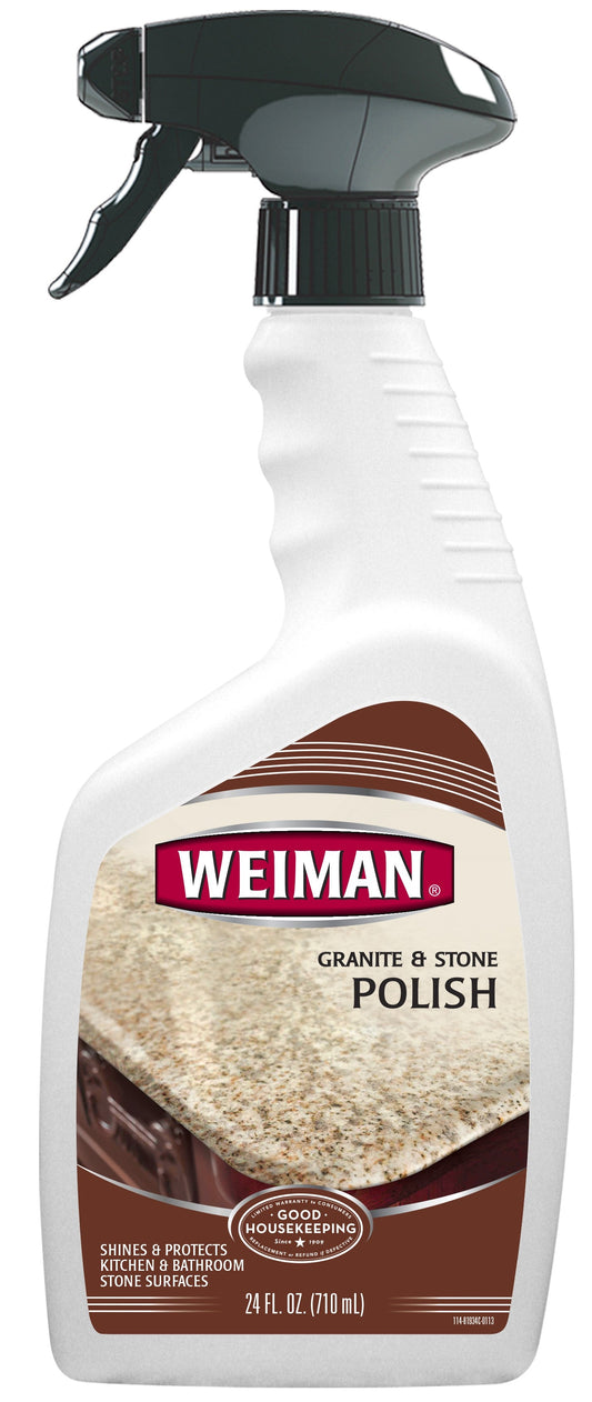 Weiman Products Granite & Stone Clean & Polish; 24 Fluid Ounces; 6 Per Case - High Mart Wholesale