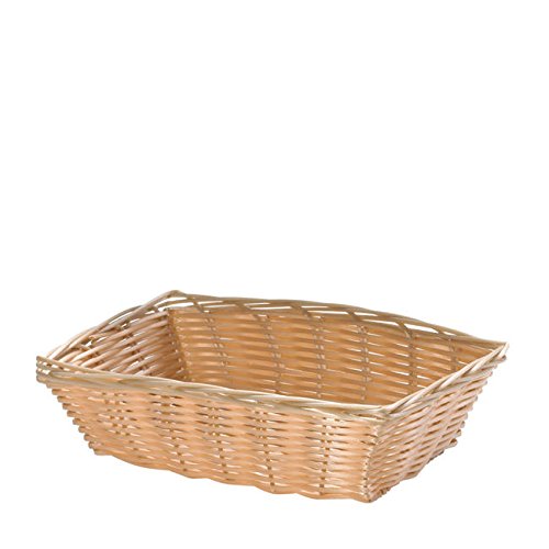 Tablecraft 9 Inch X 6 Inch X 2.5 Inch Rectangle Natural Basket; 12 Each; 1 Per Case - High Mart Wholesale