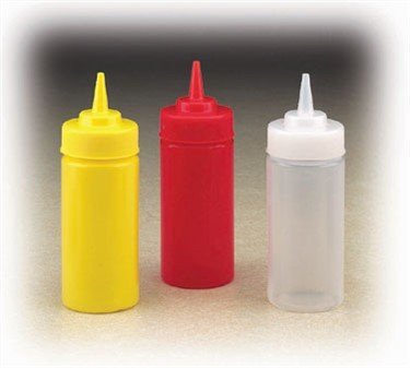 Tablecraft Dispenser Squeeze Bottle 12 Ounce Wide Mouth; 36 Each; 1 Per Case - High Mart Wholesale