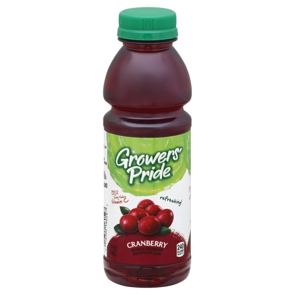 Fl Nat Growers' Pride From Concentrate Shelf Stable Cranberry Juice Cocktail; 14 Fluid Ounces; 12 Per Case