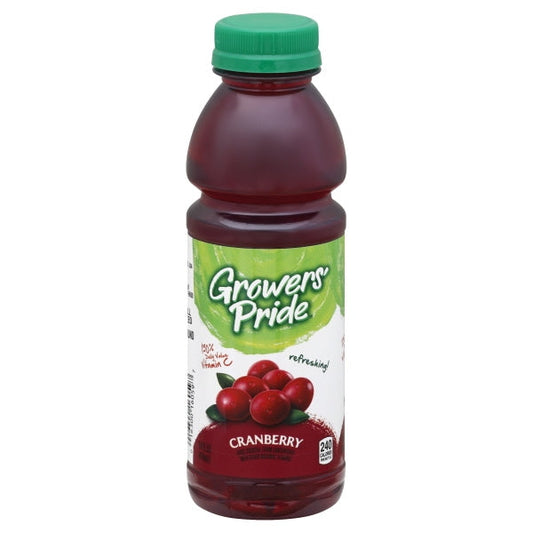 Fl Nat Growers' Pride From Concentrate Shelf Stable Cranberry Juice Cocktail; 14 Fluid Ounces; 12 Per Case