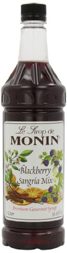 Monin Blackberry Sangria Syrup Cocktail Mixer; 1 Liter; 4 Per Case - High Mart Wholesale